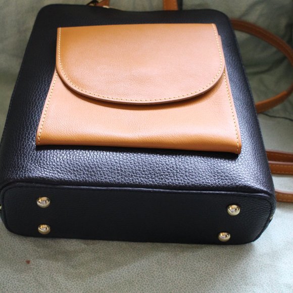 NWT Divina Firenze Pebble Leather Handbag Backpack Backp Made In Italy main image 7